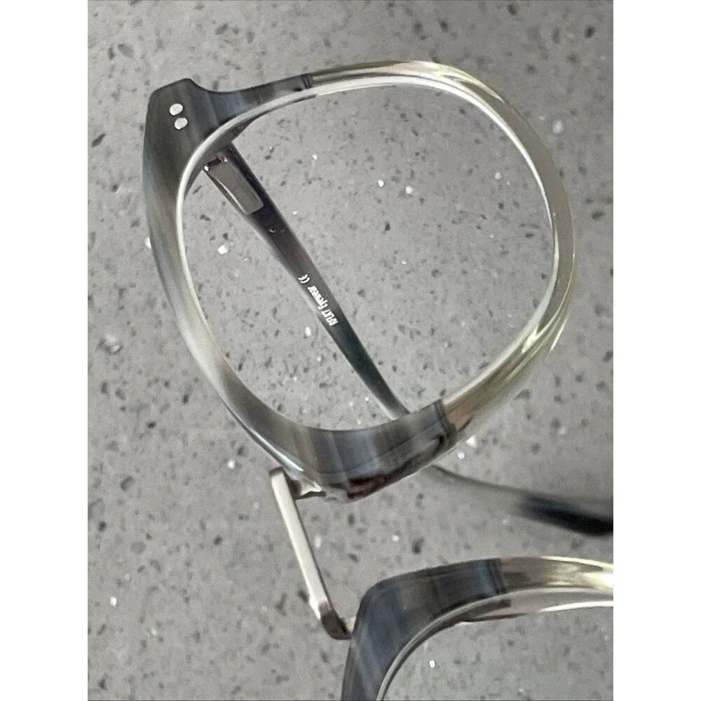 Eyebuydirect RFLKT Era 49-20-150 C1 Gray Stripe Acetate Eyeglasses FRAMES ONLY